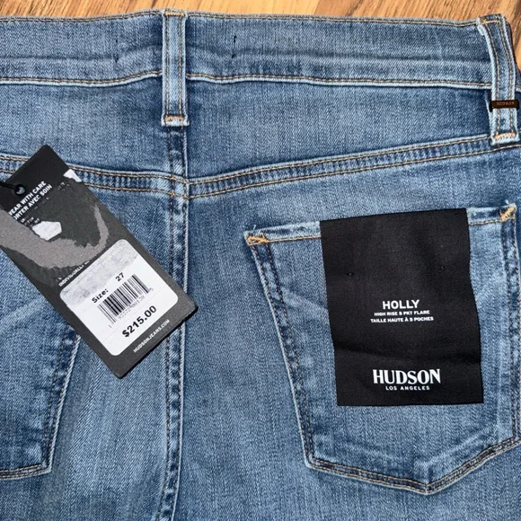 Hudson Jeans Holly High Waist Crop Flare Jeans New with tags - Picture 5 of 8